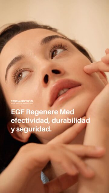 EGF REGENERE MED ✨
Una innovadora combinacion de sutancias de naturaleza proteica que promueven el creciemiento, la proliferación y la supervivencia celular, combinado con ácido hialurónico (no reticulado).
🌱 Efectividad, durabilidad y seguridad en un solo tratamiento.
¿Por qué elegir EGF Regenere Med?
 🔹 Resultados visibles en poco tiempo
 🔹 Tratamiento no invasivo
 🔹 Manipulación sencilla
 🔹 Estudios de eficacia comprobada
 🔹 Duración del EGF hasta 2 meses reconstituido
Descubre una nueva era en regeneración cutánea.
 💌 Consulta en tu clínica de confianza o escríbenos por DM para más información.
#reallasting #EGFRegenereMed #RegeneraciónCelular #TratamientoFacial #ÁcidoHialurónico #Rejuvenecimiento #EstéticaAvanzada #PielSaludable #InnovaciónMédicoEstética