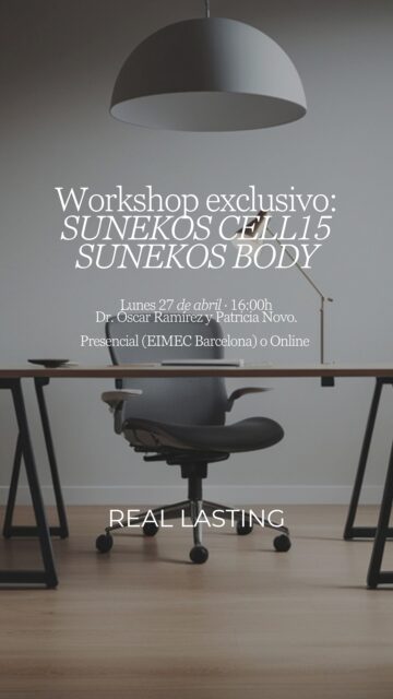 Precisión diagnóstica: el nuevo estándar de la medicina regenerativa.

En 𝗥𝗲𝗮𝗹 𝗟𝗮𝘀𝘁𝗶𝗻𝗴, creemos que la tecnología solo alcanza su máximo potencial cuando va de la mano de la formación médica de excelencia.

El próximo 𝟮𝟳 𝗱𝗲 𝗮𝗯𝗿𝗶𝗹, impulsamos junto a 𝗘𝗜𝗠𝗘𝗖 𝘂𝗻 𝗪𝗼𝗿𝗸𝘀𝗵𝗼𝗽 centrado en la remodelación corporal avanzada con 𝘀𝗼𝗽𝗼𝗿𝘁𝗲 𝗲𝗰𝗼𝗴𝗿á𝗳𝗶𝗰𝗼. Seguimos apostando por acercar a los profesionales las herramientas más precisas para el cuidado de la Matriz Extracelular.

𝗥𝗲𝗮𝗹 𝗟𝗮𝘀𝘁𝗶𝗻𝗴 es el canal exclusivo para médicos especialistas. Si es profesional colegiado, contáctenos para asistir a nuestras próximas formaciones.

#RealLasting #MedicinaEstetica #QuietLuxury #ExcelenciaClinica #Innovacion #Sunekos #EIMEC #SaludYCiencia