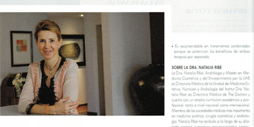 INSTITUT DRA. NATALIA RIBÉ, EL PRIMER TRATAMIENTO REVITALIZADOR SIN AGUJAS