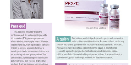 PRX-T33 es un nuevo concepto de bioestimulación sin agujas