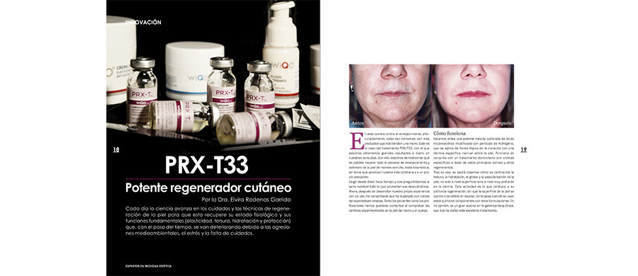 Potente regenerador cutáneo