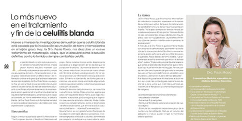 Lo más nuevo en el tratamiento y fin de la celulitis blanda