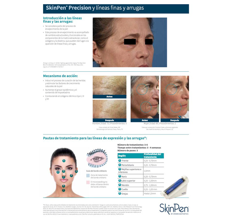 SkinPen Precision y Líneas Finas y Arrugas